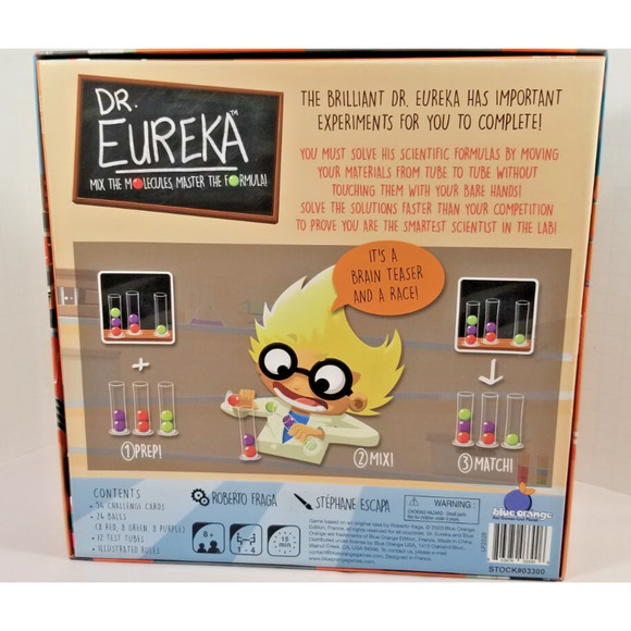Dr. Eureka Science Experiment Speed Logic Game Puzzle by Blue Orange Ages 8+ - Picture 3 of 5